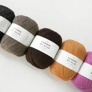 슬로우모먼츠 캐시미어 마이베어 / 고급 캐시미어실 대바늘뜨개질