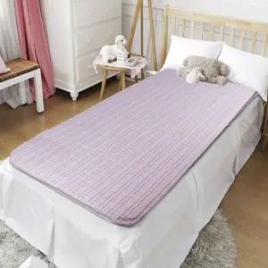 퍼플 밴드 매트 커버 싱글 95x195cm 패드침대패드 침대매트패드 싱글패드 싱
