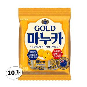 크라운 골드 마누카 58g 10개