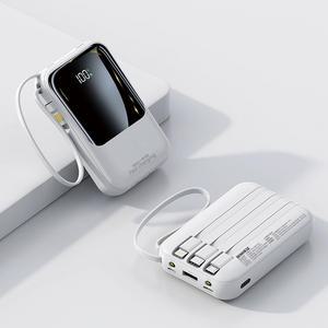 보스위즈 22.5W 10000mAh 5핀 C타입 8핀 충전케이블내장 고속충전 보조배터리 BOS-PD210K