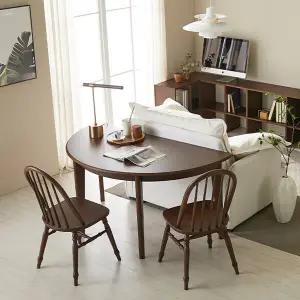 보루네오 엘리브 레온 반원형 원목 식탁 테이블 1500 pn849