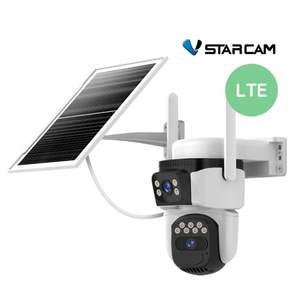 LTE 5G 유심 지원 듀얼랜즈 실외용 가정용 CCTV 무선 IP카메라 V400GD 충전 태양광패널 포함 무료클라우드