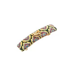 [에트로] 여성 Tie Geometric 실크 헤어클립 헤어핀(R1)(WF6B0003AA045 X0891)