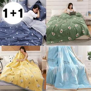 [2개세트] 모음전 사계절용 차렵 이불 140x200 침구