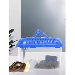 야자수 애완 케이스 투명 먹이통 거름통 명주 달팽이키우기 장수풍뎅이 달팽이