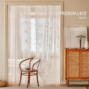 미니 레이스 창문가리개 단일옵션 가림막커튼 반커튼 커튼 가리개 자수 출입구