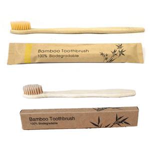 대나무칫솔 아동용 성인용 대나무손잡이 견고한 초미세모 개별포장