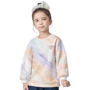 [게스키즈]실버포인트 물나염 롱 맨투맨