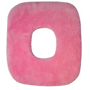 (핑크 사각) 네이처스 파머 초극세사 사각 마사지 얼굴베개 방석/베개/둥근/안마/안면/도넛/쿠션/구멍/극세