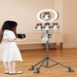 카메라삼각대 바퀴달린삼각대 스마트폰 라이브 롤러 촬영