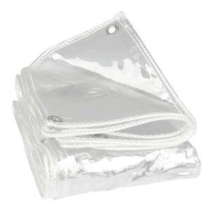 우레탄창 투명 방수천 우풍차단 방풍 미터x3 난연성 접이식천막 레인 옥외 두꺼운 5X4M