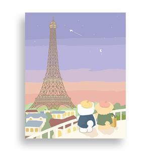 위메이크 페인팅 DIY 명화그리기 에펠탑 40x50