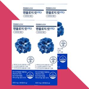 맨올로지컷프로 파란통 다이어트 푸드올로지 80정 X 4박스