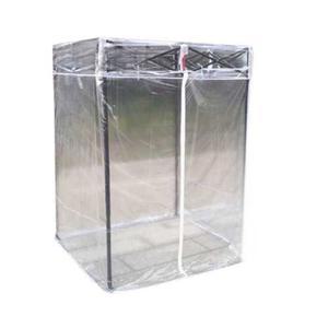 투명 흡연 부스 간이 2X3 천막 휴게실 옥외 플랫탑 사방 야외 창고 방수O