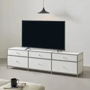 [채우리] 파이토 미드센츄리 모듈 2단 2000 서랍장 거실장