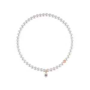 [도로시] 14k 루시 모이사나이트 스와진주 비드 팔찌_6프롱