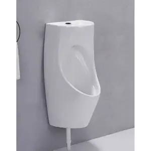 남자 소변기 세라믹 소형 화장실 손버튼 물절약 식당