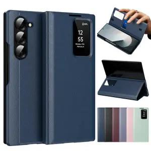 갤럭시 Z폴드7 제트폴드 지폴드 폴더 스마트 윈도우 뷰 플립 커버 카드 지갑 수납 스탠드 슬림 가죽 케이스