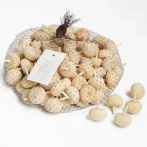 원목 나무팽이 도토리) 백개입 x1망 자재