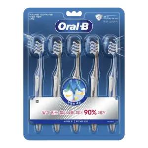 오랄비 크로스액션 탁월한 세정력 35모 5개입