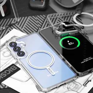 [빅스킷]삼성 맥세이프 갤럭시 휴대폰 S21 S22 S23 S24 S25 핸드폰 케이스 플러스 plus 울트라 ultra