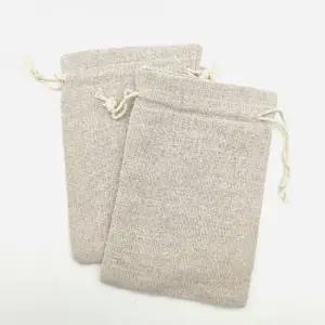 고품질 ksr 린넨 복주머니 더스트백 파우치 13X18CM (WFJ84ZL)