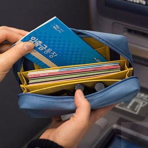 다용도 멀티 통장파우치 초경량 통장지갑 보관함 보관집