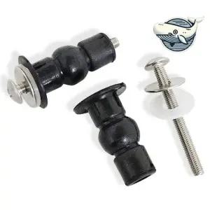 검정 비데 연결볼트 하수관 커버 고정 양변기 양변기부속 양변기연결볼트 양변기부품 상부체결형