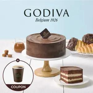 고디바 솔티 카라멜 초콜릿 케이크