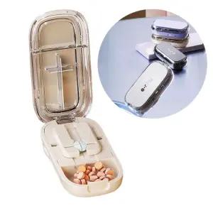 알약 커팅기 약분쇄기 분할기 휴대용 약절단기 약통 보관함