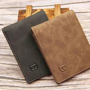 가볍게 한손에 들어오는 빈티지 얇은 클래식 반지갑