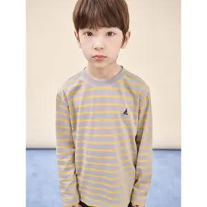 [BEANPOLE KIDS] [BEANPOLE KIDS] [BEANPOLE KIDS] 가을 멀티 스트라이프 긴팔 티셔츠  그레이 (BI5841U103) (BI5841U103) (BI5841U103)