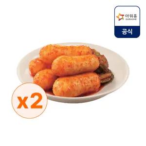 [내일도착] 아워홈 총각김치 3kg x 2개