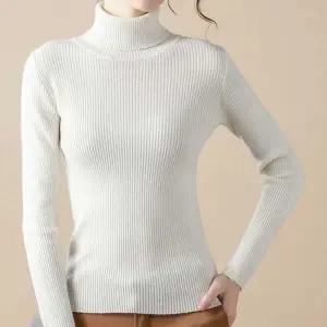 목폴라 골지 니트 터틀넥 겨울이너 슬림핏 무지 목티 여성가을니트