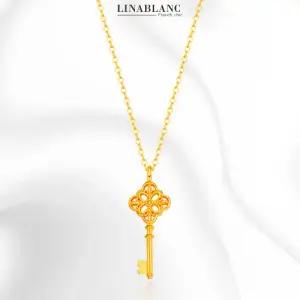 [리나블랑]24K 순금  행운 골드키 목걸이