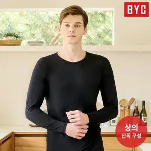 BYC 남성 발열 보디히트 내복 상의 따듯한 기능성 티셔츠