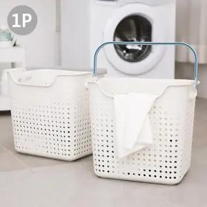 통풍구멍 대용량 손잡이 세탁 빨래바구니