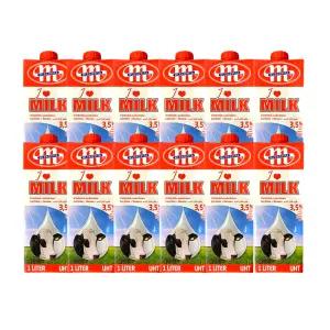 믈레코비타 3.5% 멸균우유 1L 12개
