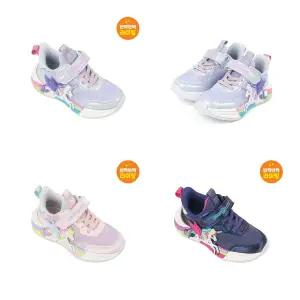 [다이노솔즈](본점) 토박스 빛나는 아동 LED 운동화 유니콘 레인보우 DNKCF3TSRB11