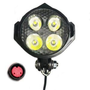 NULKomma 전기 자전거 헤드라이트 36V-48V 초밝은 LED 조명 스쿠터 산악 야간 라이딩 방수 기능 제공
