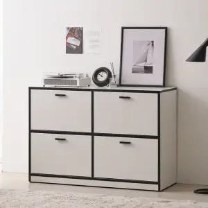 보루네오 마르체 모리 E0등급 1200 폭깊은 서랍장 높은 거실장 BBC504C (착불)