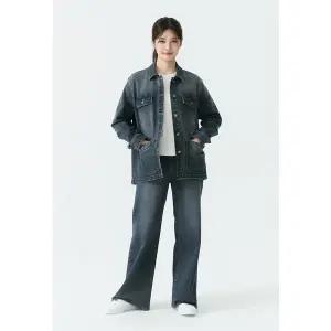 [잠뱅이](김해점)여) 블루블랙 밴드 와이드 루즈핏 여성 TG(L)-BB AP3DTG660