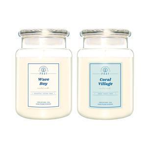 프레이 소이캔들 라이트 라지자 향초 623g + 623g