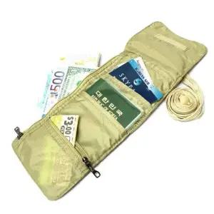 TE7603_보급형 목지갑 _베이지 여행용품 고급복대 여행안전용품 목지갑