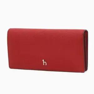 [갤러리아] [헤지스ACC] HIWA5F163R2 레드 단색 소가죽 장지갑