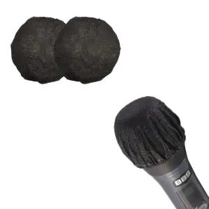 블랙 위생 마이크커버 일회용 덮개 2개입 20Set 마이크 커버 위생 일회용