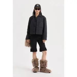 [럭키슈에뜨](센텀시티점) 25FW 온라인 전용 블랙 페이커다운 점퍼 LQUCW25700