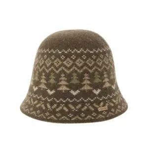 [대구백화점] [캡텐]엘르 트리패턴울 벙거지 BR(ELE6UGB006)