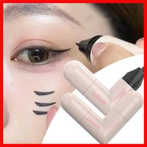 게으른 통합 아이 라이너 스탬프 대칭 정확한 윤곽선 인감 지속 방수 액체 아이 라이너 펜 확장 아이 테일