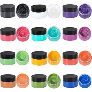 불루엔 12병 분필 페이스트 페인트 세트, 스텐실용 페인트, 칠판, 나무, 가구 및 직물에 실크 스크린 잉크 그리기 장식하기